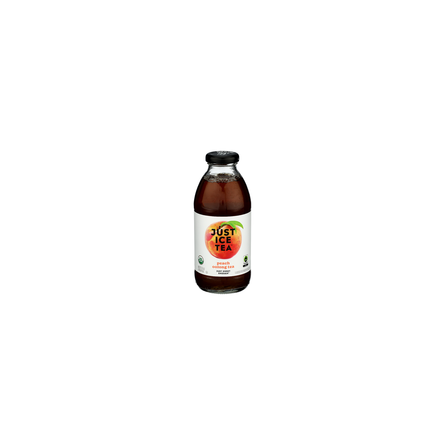 JUST ICE TEA Peach Oolong Tea - 16 Fluid Ounce Image 1 of 4