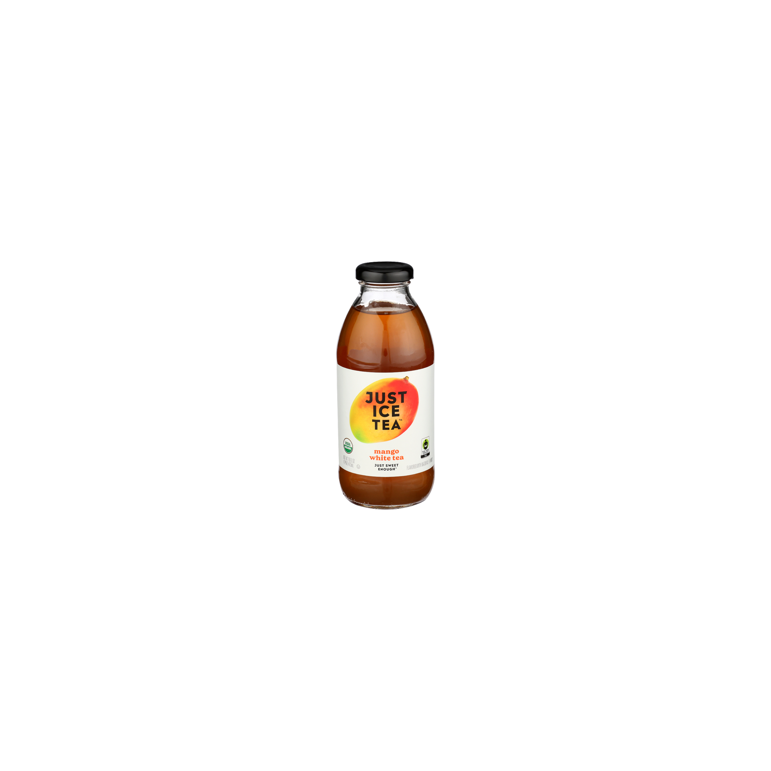 Just Ice Tea Organic Mango White Tea - 16 Fluid Ounce Image 1 of 4