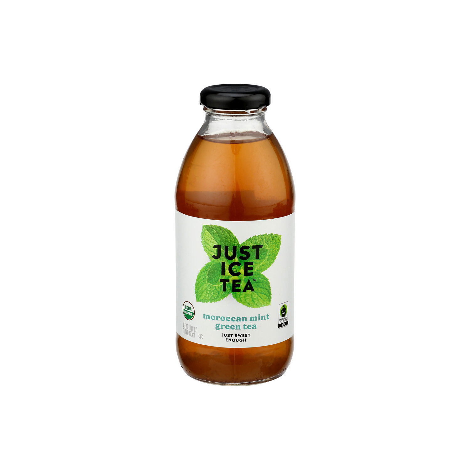 Just Ice Tea Moroccan Mint Sweet Enough Rtd Green - 16 Fluid