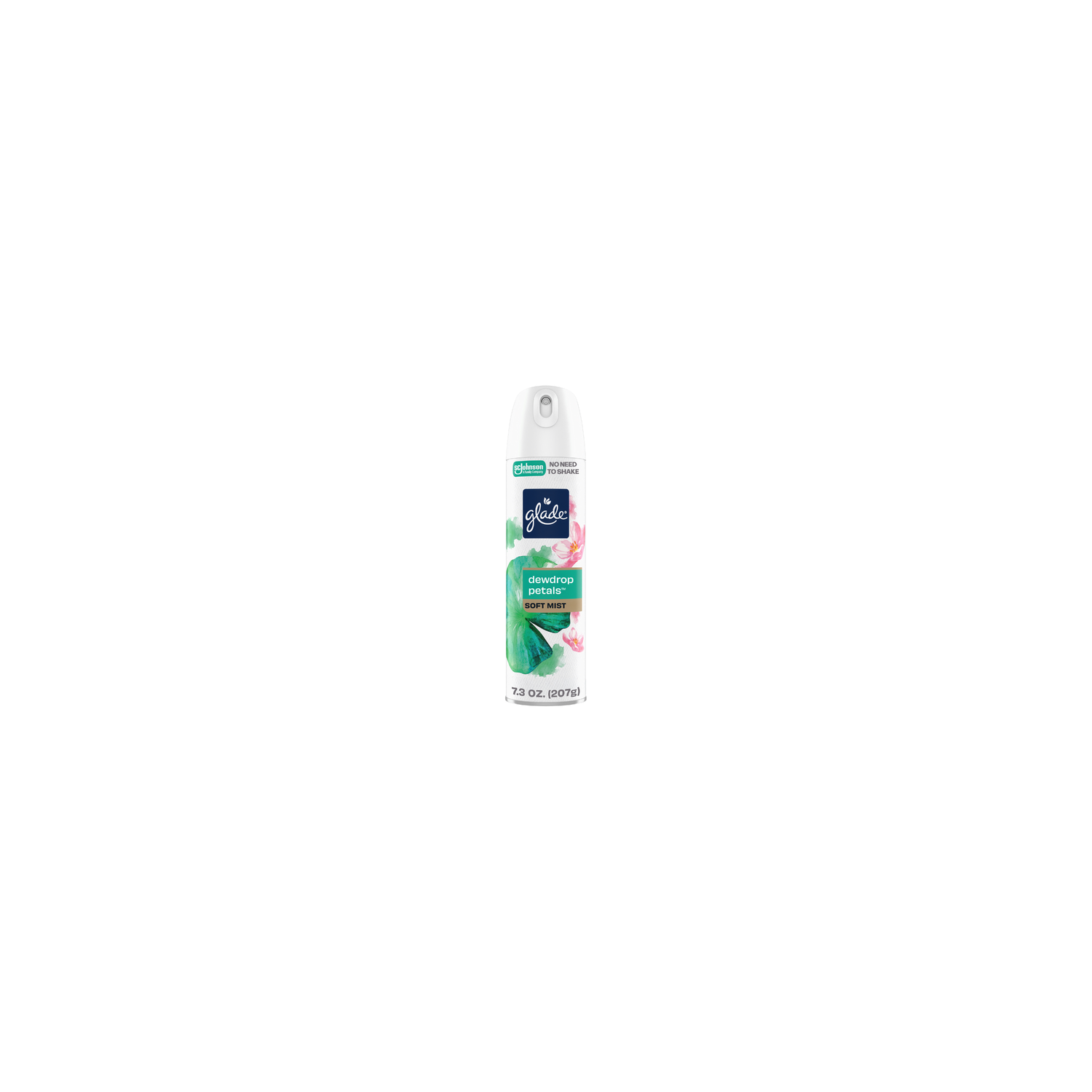 Glade Soft Mist Odor Fighting Aerosol Air Freshener, Dewdrop Petals - 7.3 Ounce Image 1 of 2