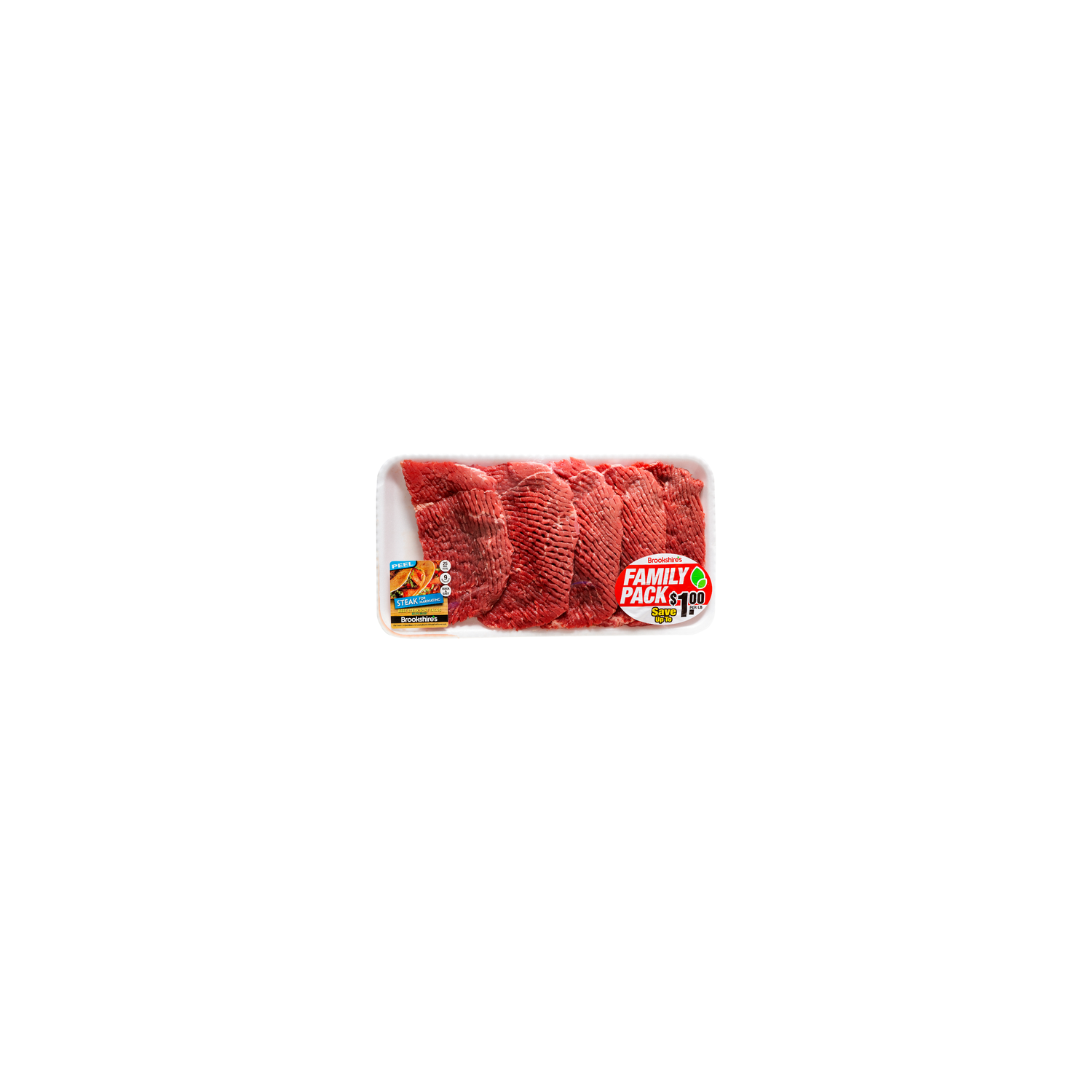 Family Pack Select Tenderized Bottom Round Steak - Avg 1.63 Lbs