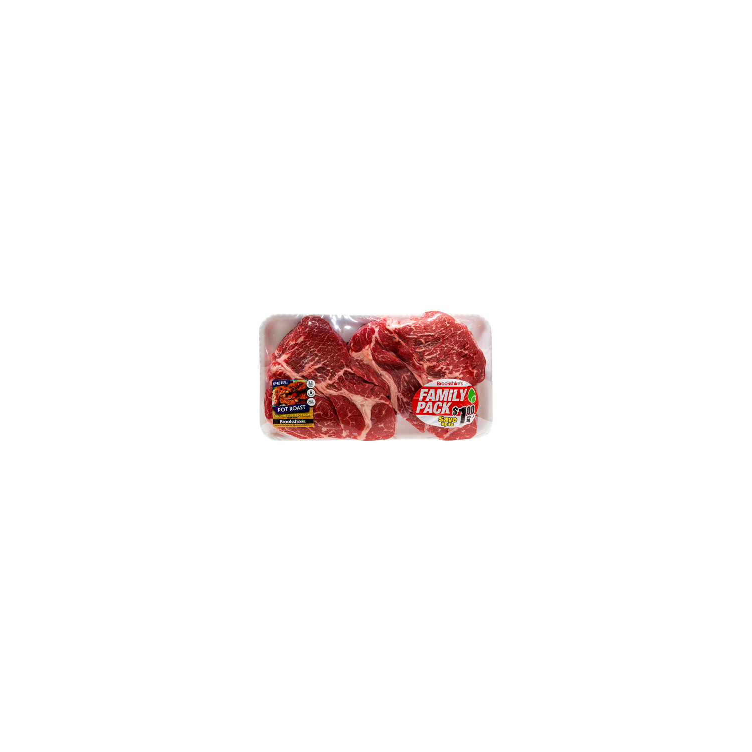 Family Pack Select Boneless Chuck Roast - Avg 4.28 Lbs