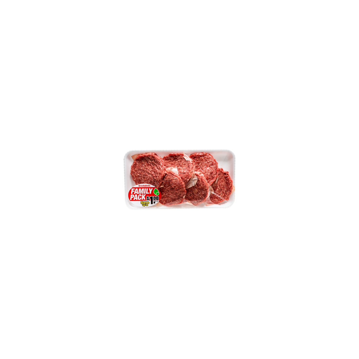 Family Pack Ground Chuck Patties - Avg 2.58 Lbs