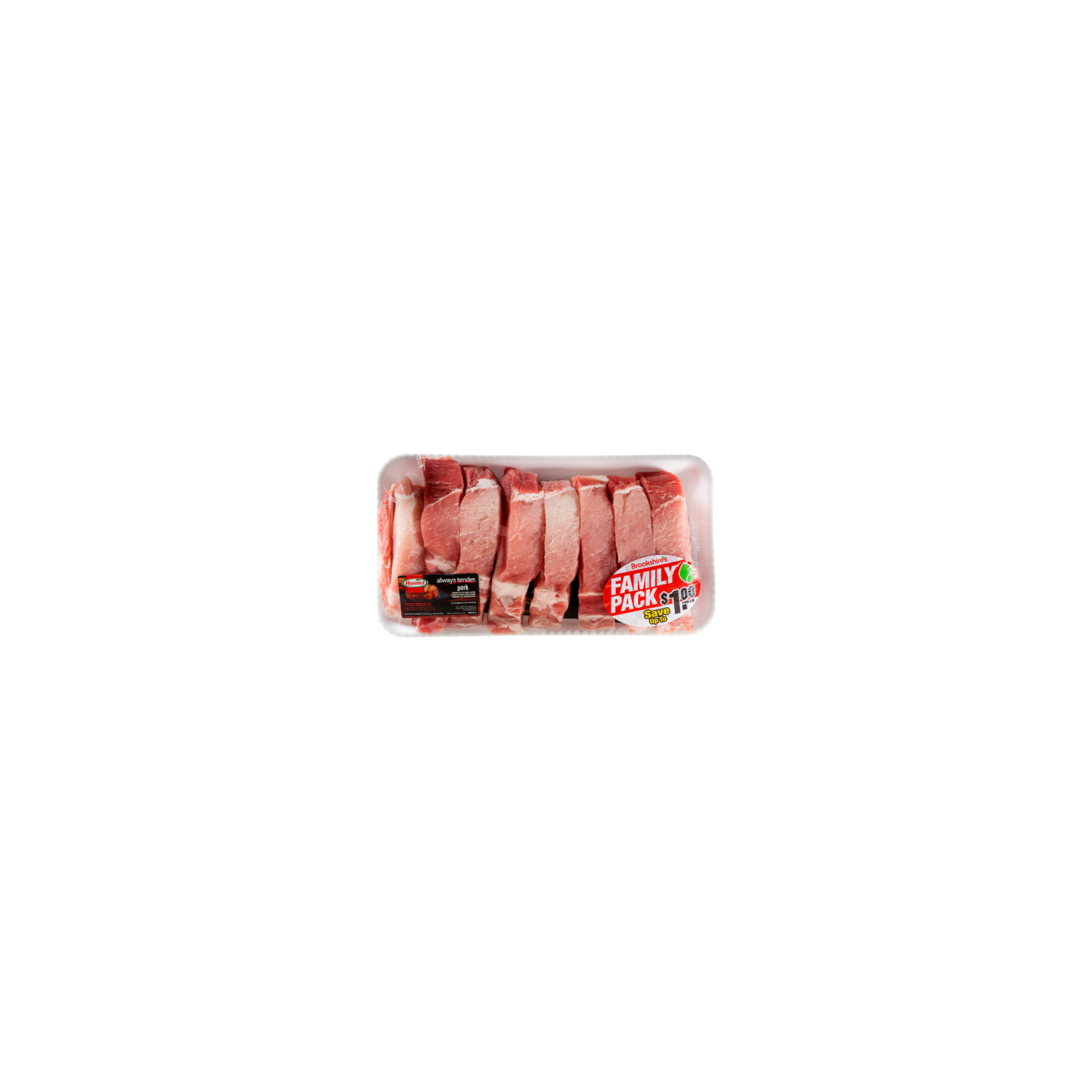 Hormel Family Pack Boneless Country Style Pork Ribs - Avg 1.48 Lbs