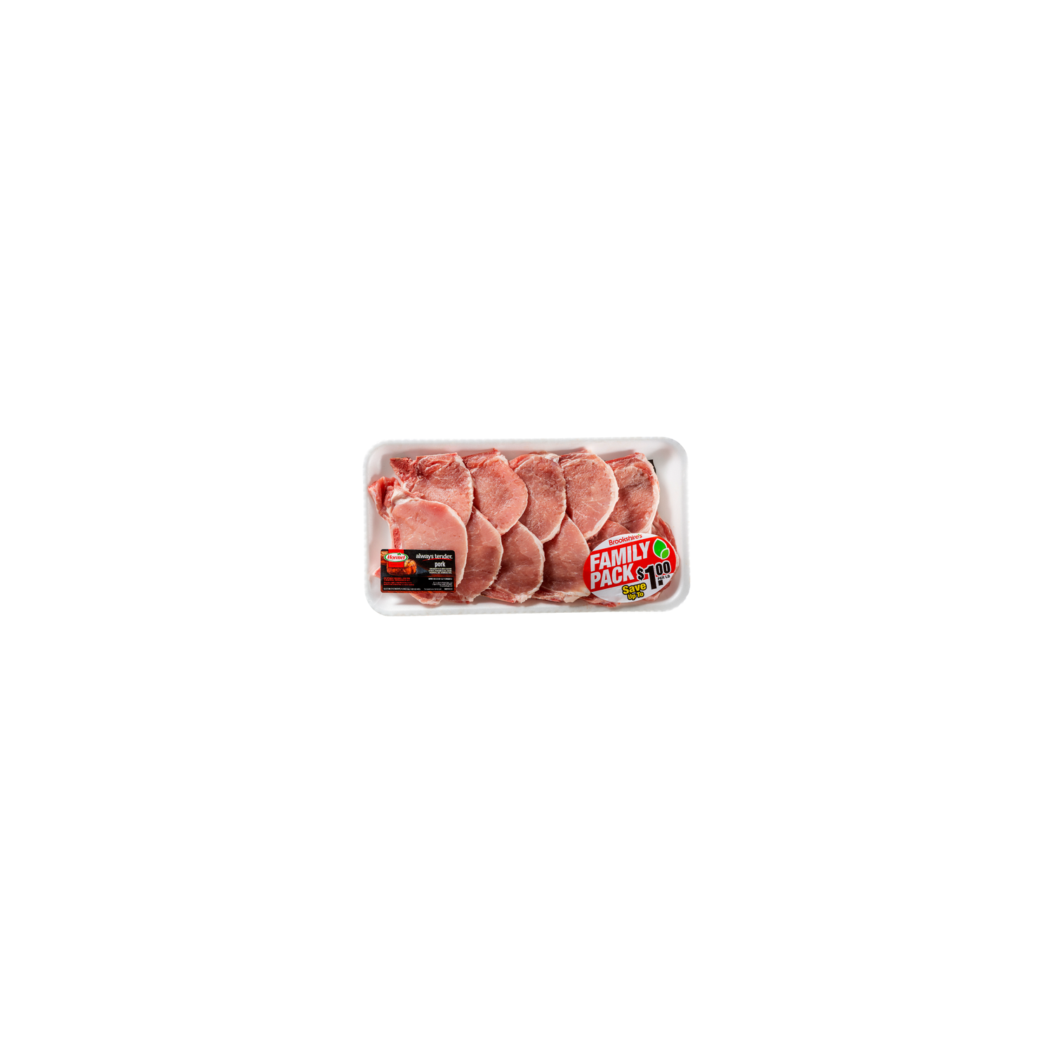 Hormel Family Pack Breakfast Pork Chops - Avg 2.23 Lbs
