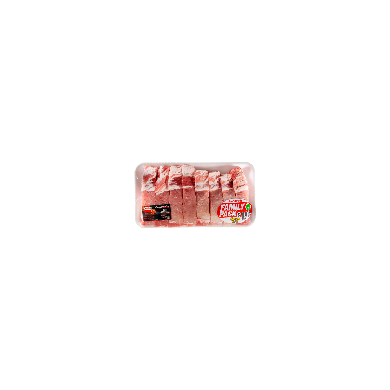 Hormel Family Pack Bone-In Country Style Pork Ribs - Avg 3.67 Lbs