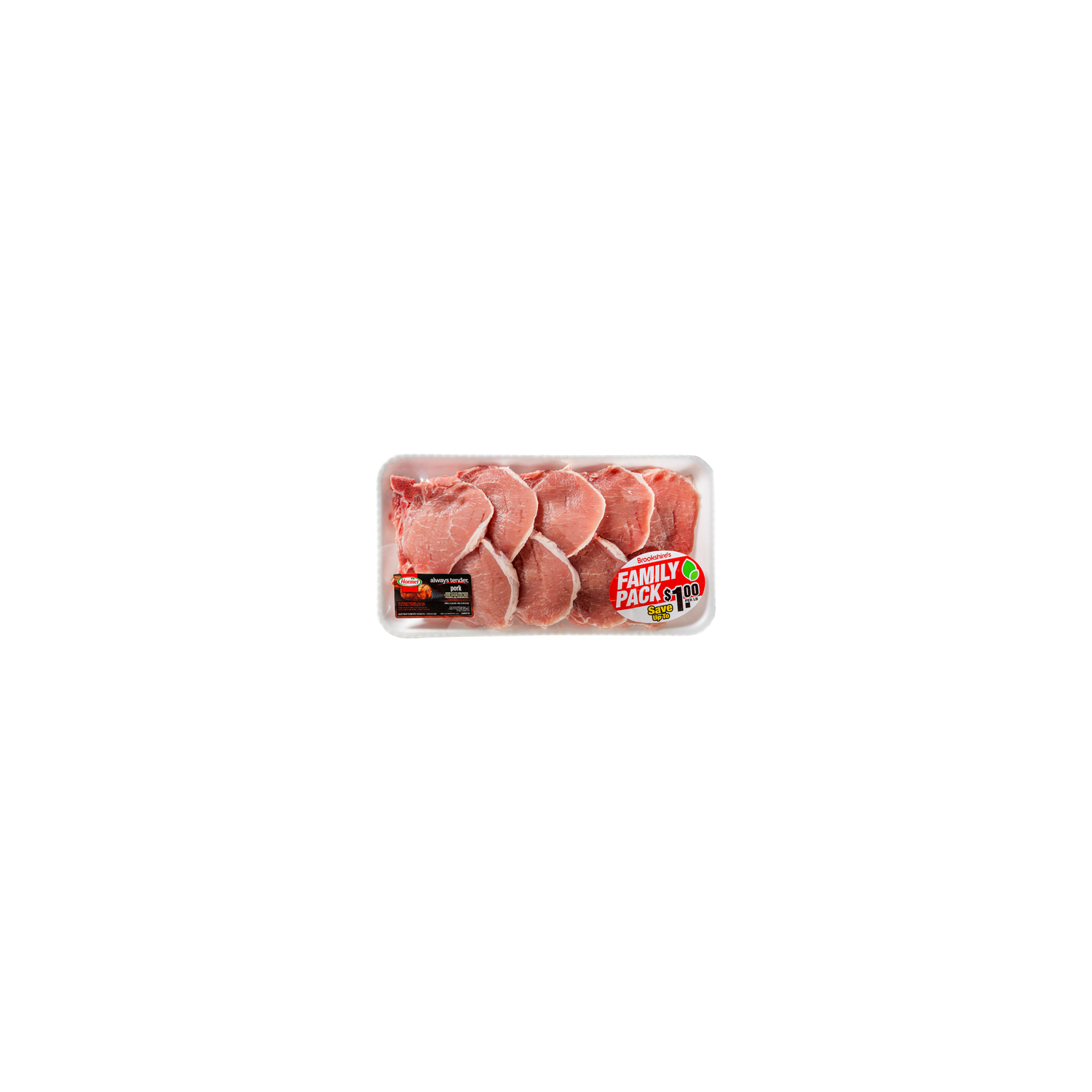 Hormel Family Pack Rib Pork Chops - Avg 2.72 Lbs