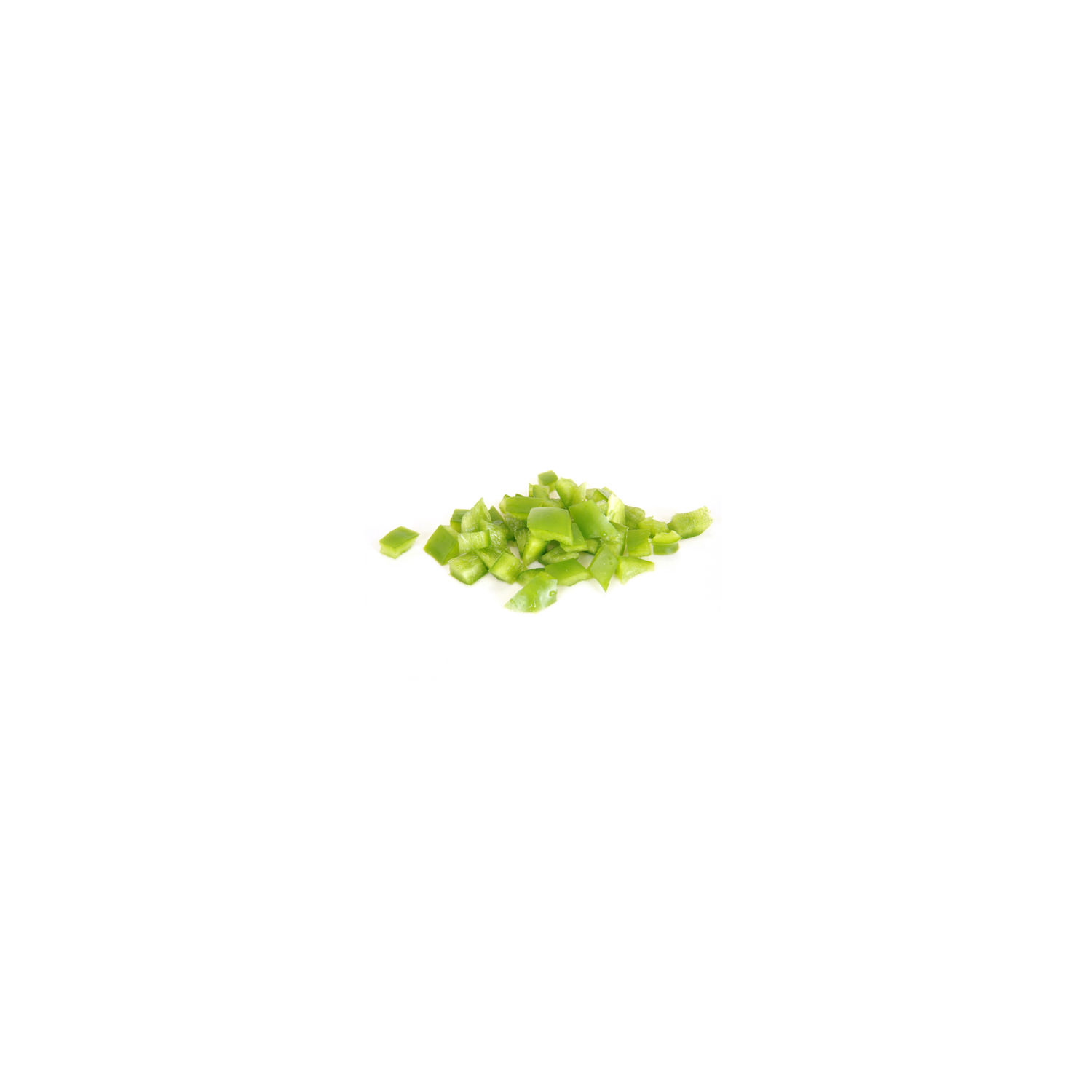 Diced Green Bell Peppers - Avg 0.48 Lb