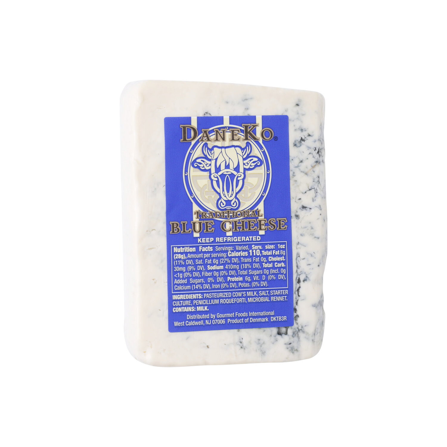 DaneKo Traditional Blue Cheese - Avg 0.41 Lb Image 1 of 4