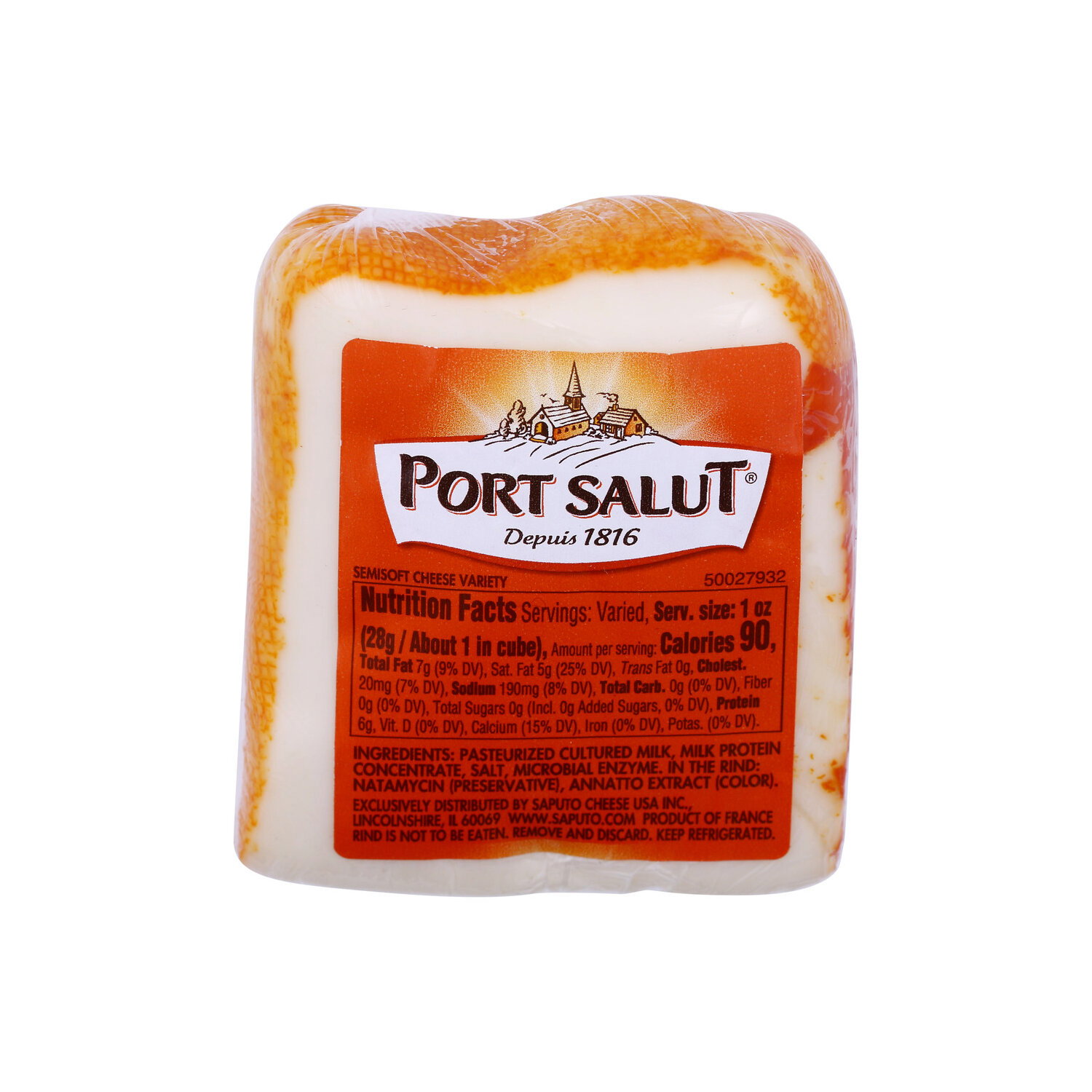 Port Salut Safr Cheese - Avg 0.32 Lb Image 1 of 4