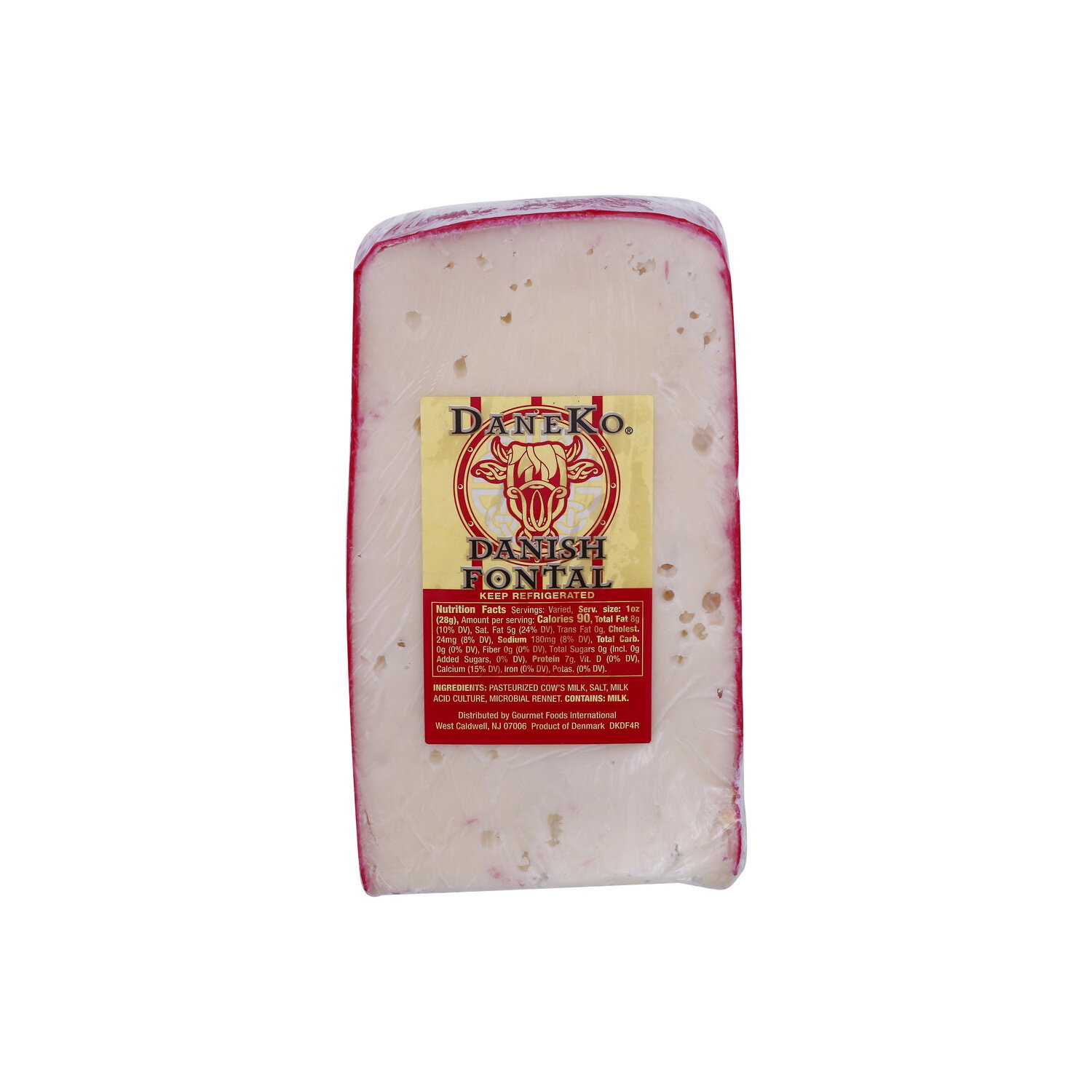Daneko Danish Fontal Cheese - Avg 0.51 Lb Image 1 of 4