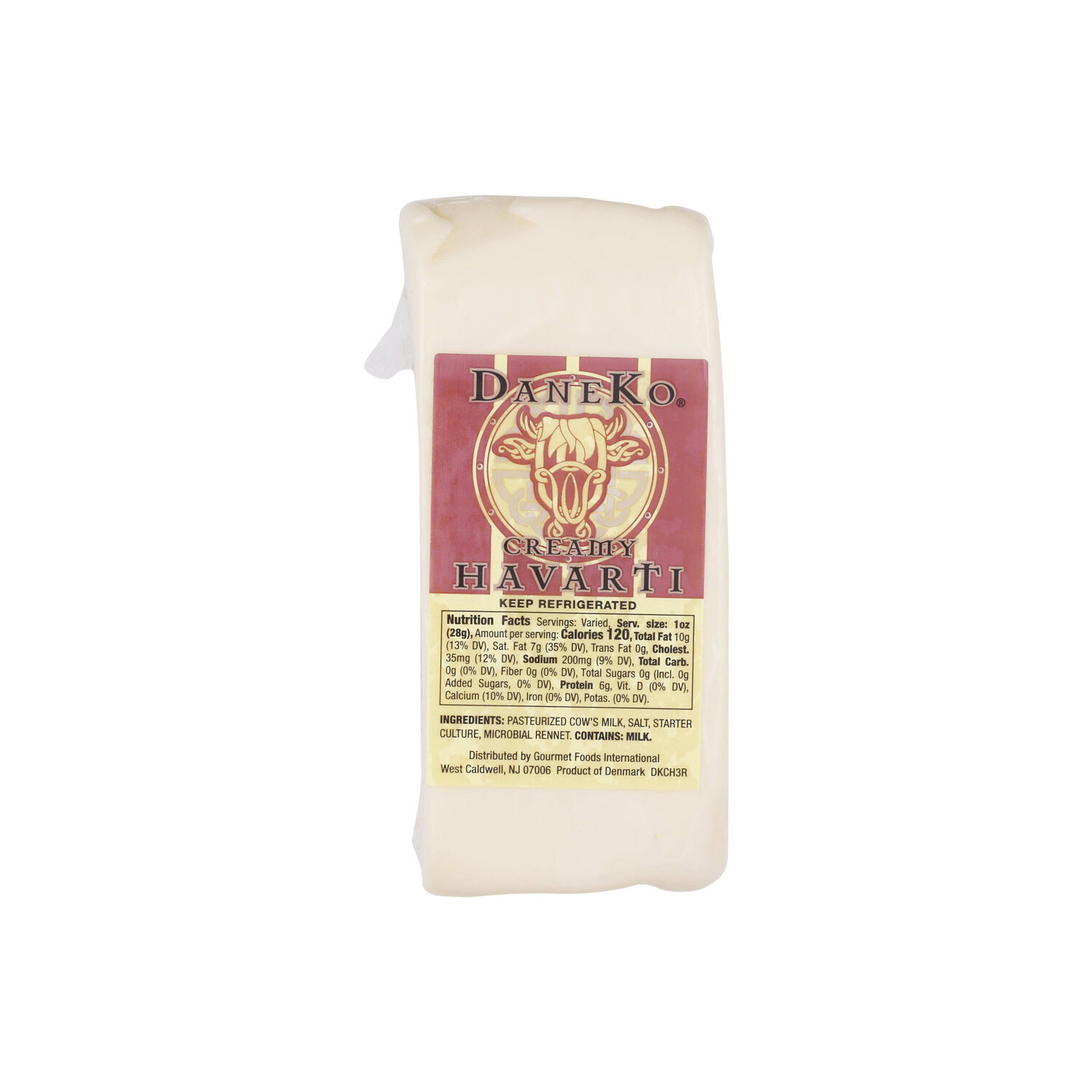 Deli Afi Havarti Crm Plain Dnsh 60% - Avg 0.55 Lb Image 1 of 2