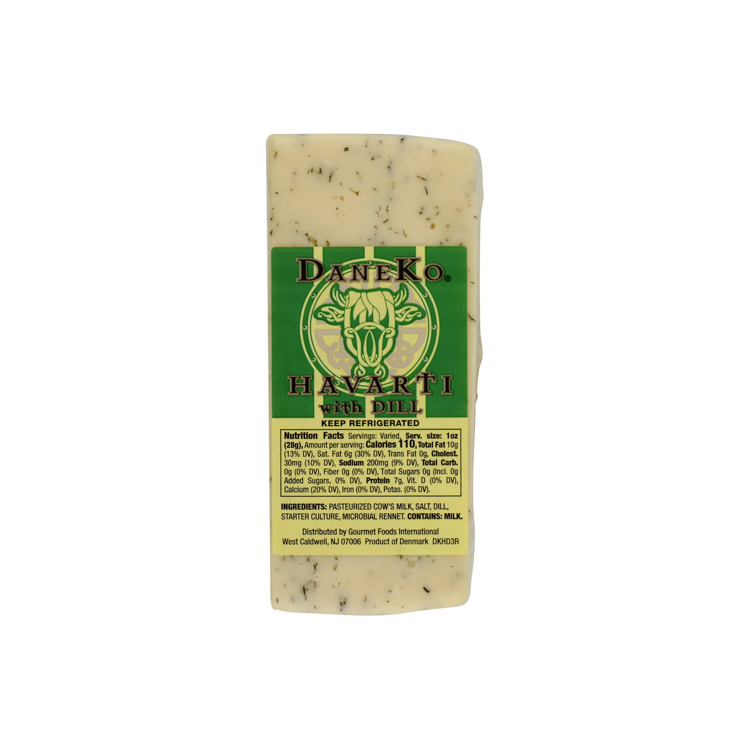 DaneKo Havarti With Dill - Avg 0.50 Lb