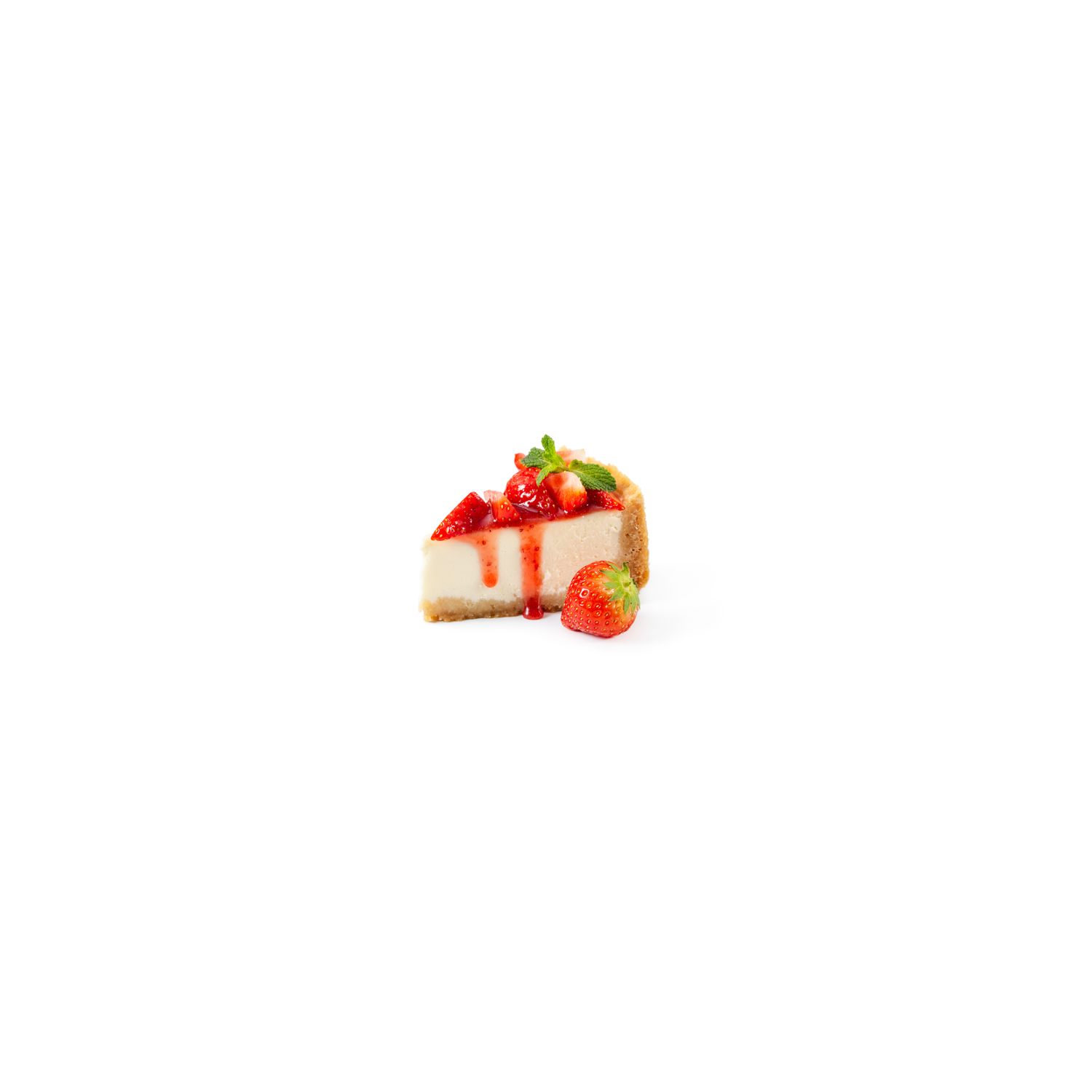 Cheesecake With Strawberries - 1 Each