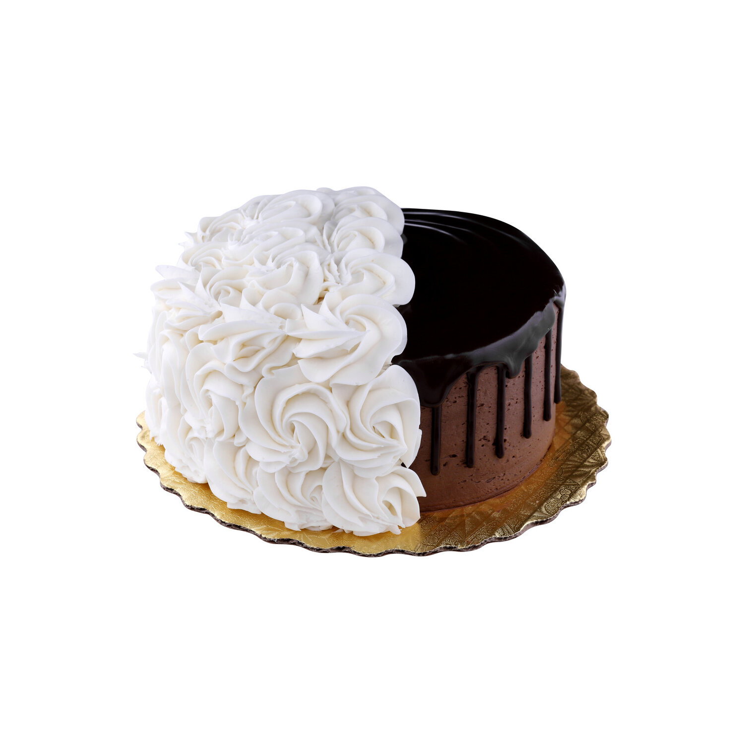 Gourmet Black & White Cake - 1 Each Image 1 of 4