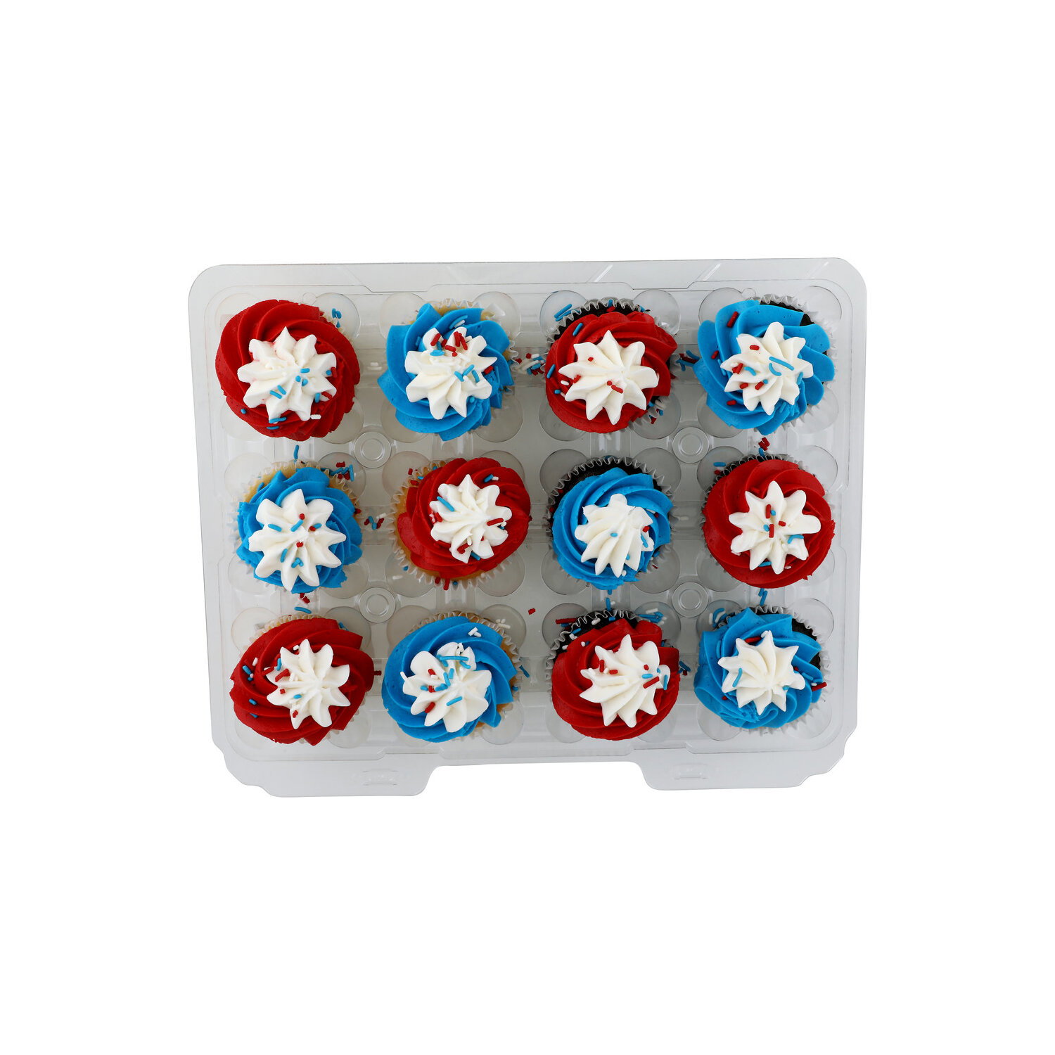 White & Chocolate Cupcakes - 2.583 Ounce - 12 Count Image 1 of 4