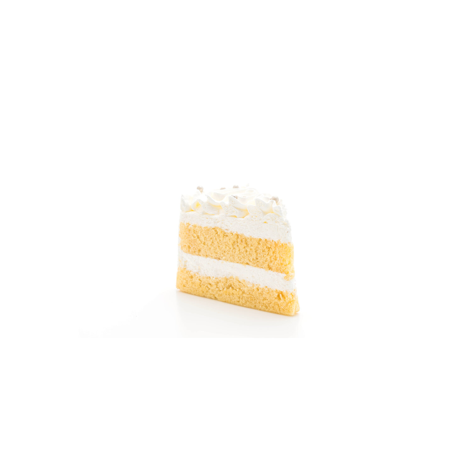 Single Serve White Cake Slice - 1 Each