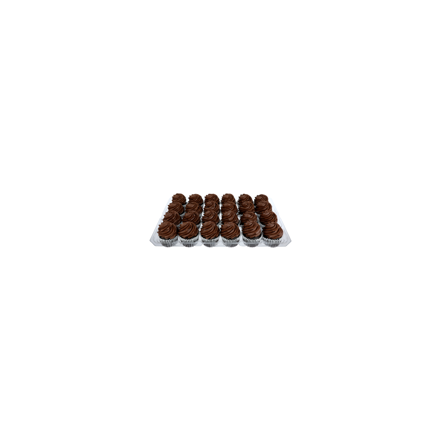 Chocolate Cupcake With Frosting - 2 Ounce - 24 Count Image 1 of 4