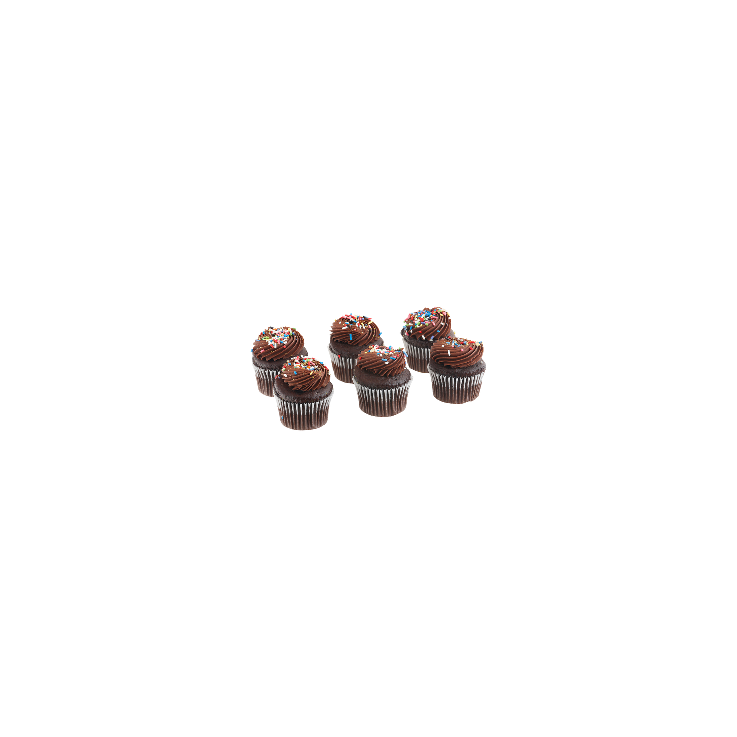 Chocolate Cupcakes With Icing - 6 Count Image 1 of 3
