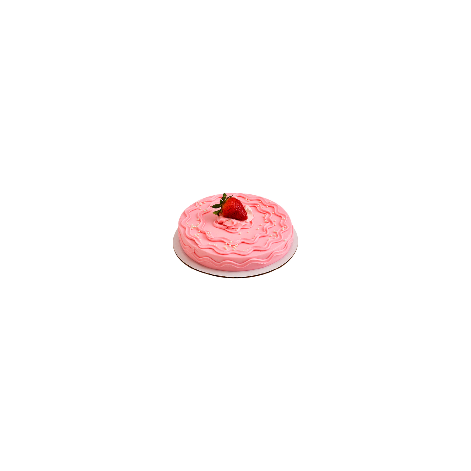 Single Layer Strawberry Cake - 1 Each - Super 1 Foods