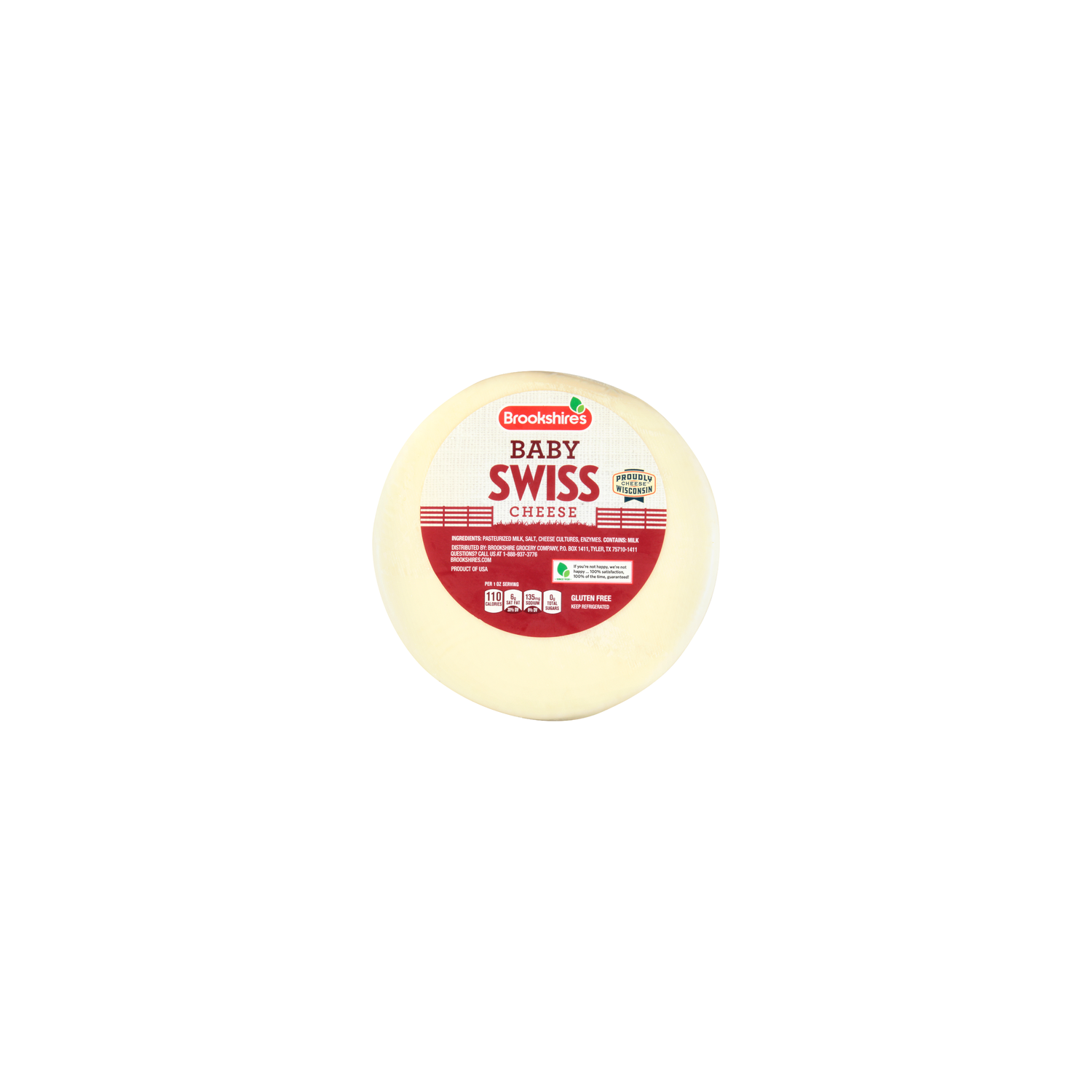 Brookshire's Baby Swiss Cheese - 1 Each Image 1 of 4