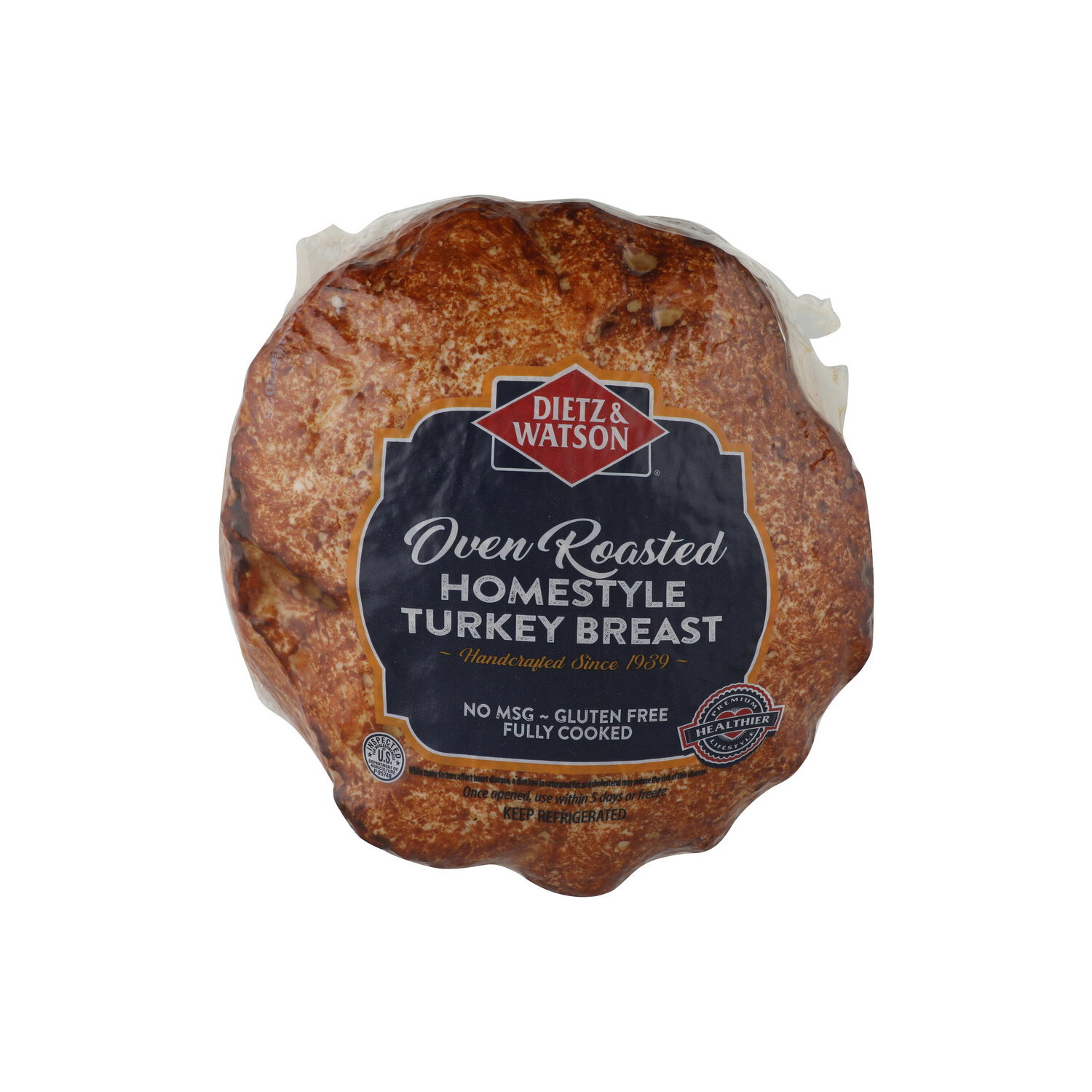 Dietz & Watson Fresh Sliced Oven Roasted Homestyle Turkey Breast - 7 Pound Image 1 of 4