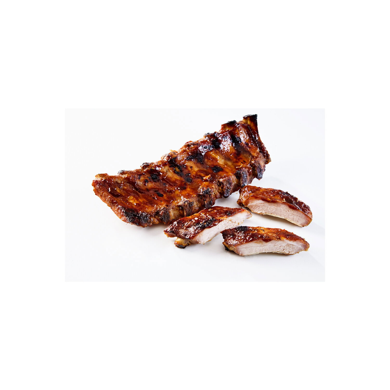 Half Slab BBQ Pork Ribs - 1 Each