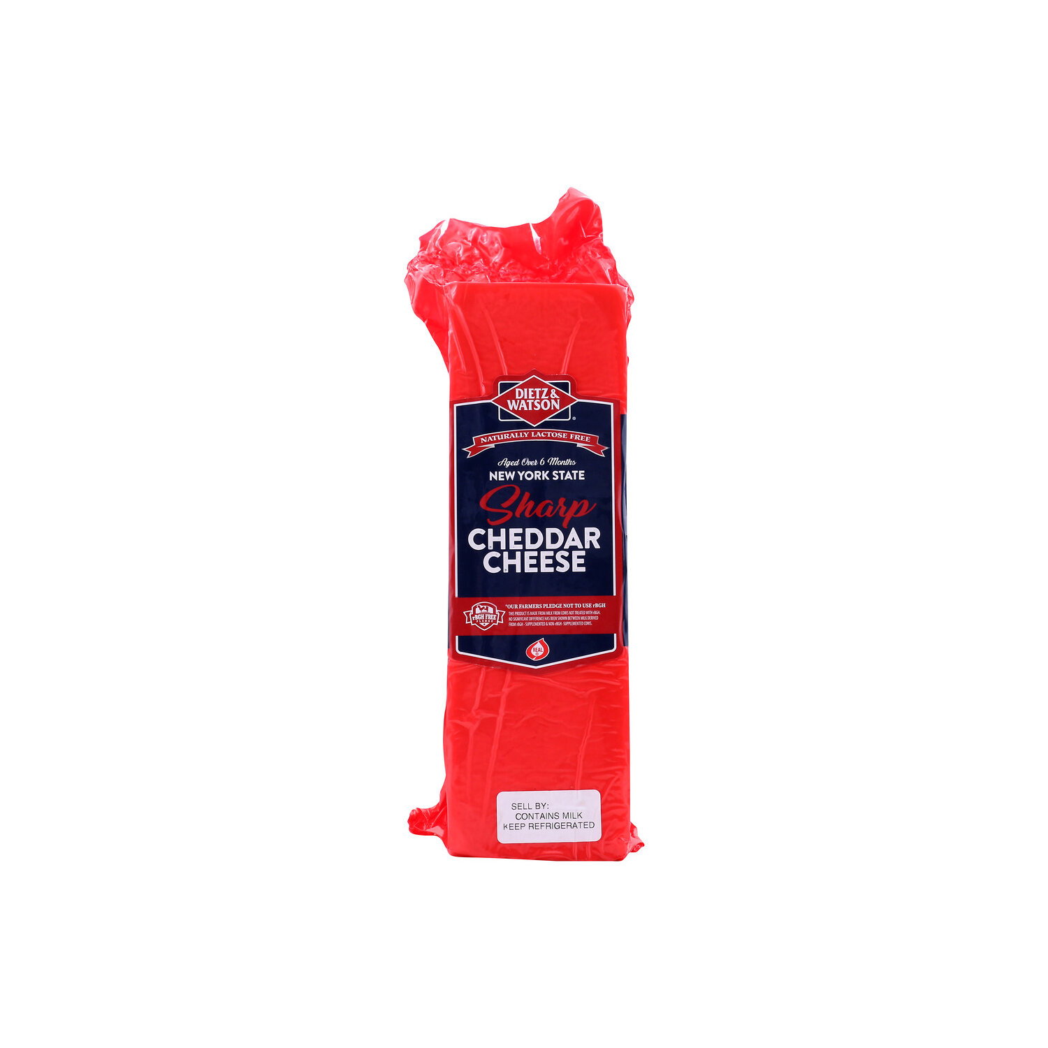 Dietz & Watson New York State Sharp Cheddar Cheese - 1 Each Dietz & Watson New York State Sharp Cheddar Cheese - 1 Each
