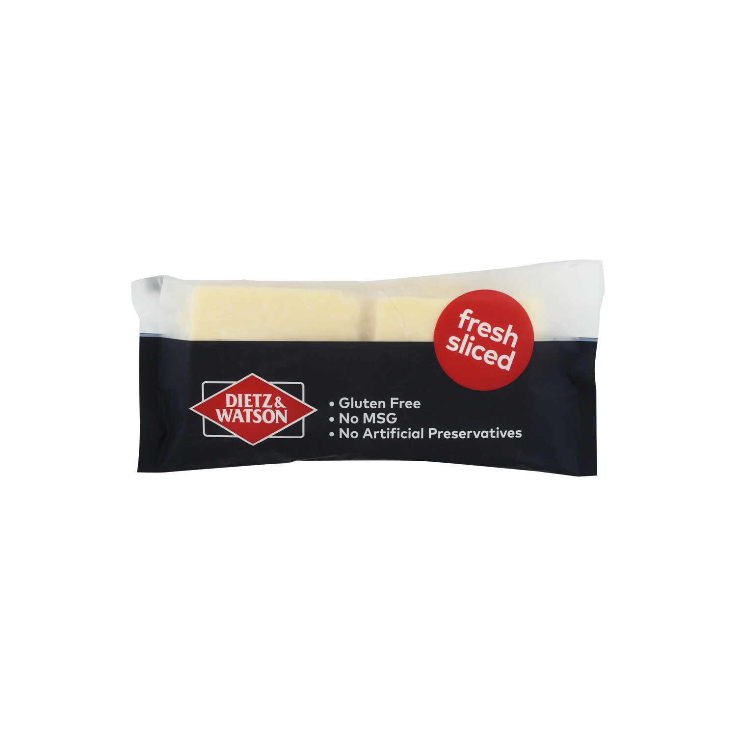 Dietz & Watson Fresh Sliced New York State White Cheddar Cheese - Avg 0.56 Lb Image 1 of 3
