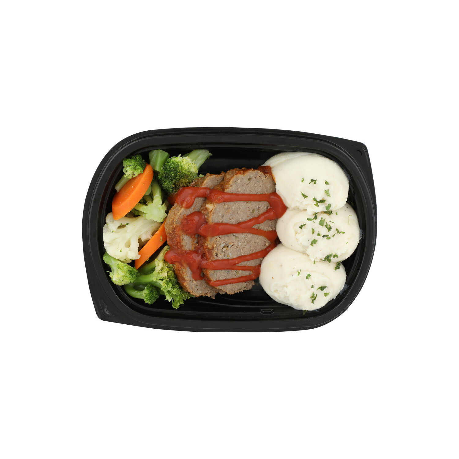 Short Cuts Meatloaf, Mashed Potatoes & Mixed Vegetables - Avg 0.75 Lb Image 1 of 3