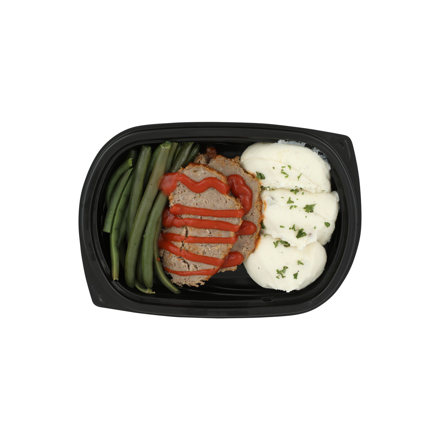 Short Cuts Meatloaf, Mashed Potatoes & Green Beans - Avg 0.75 Lb Image 1 of 3