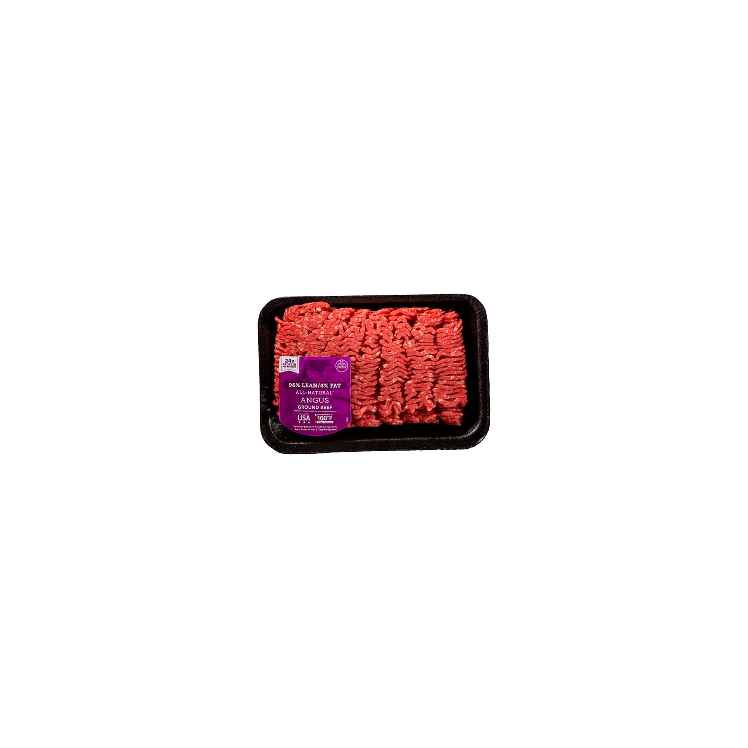 Angus Ground Beef 96/4 - Avg 1.27 Lbs