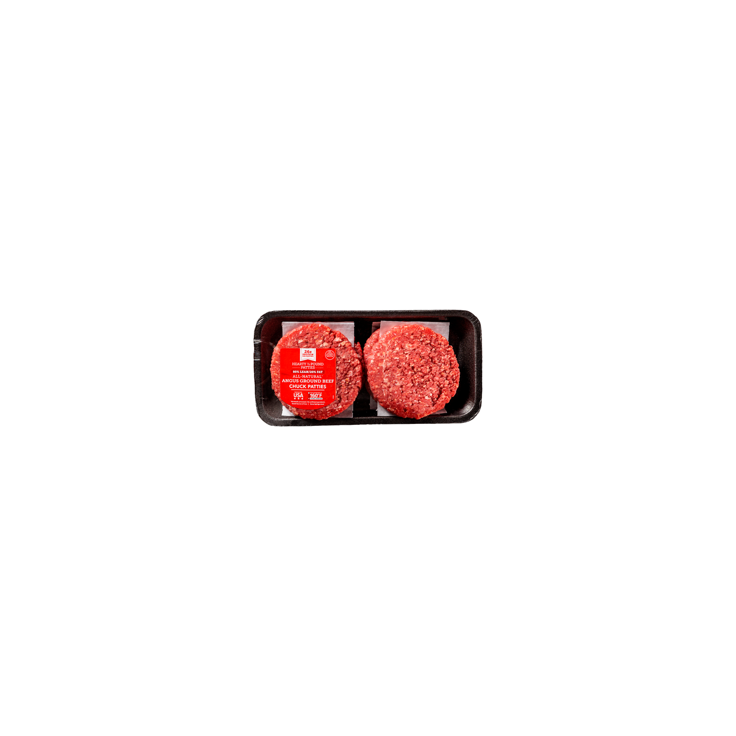 Angus Ground Beef Chuck Patties - Avg 1.35 Lbs