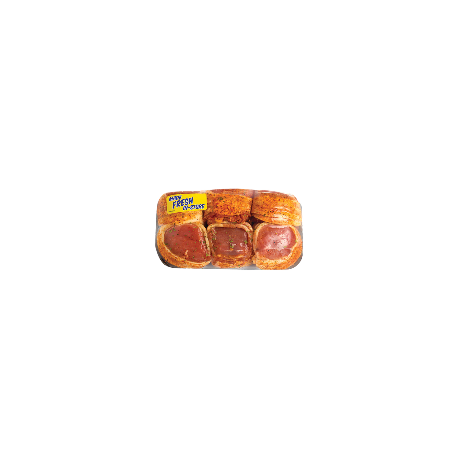 Bacon Wrapped Pork Tenderloins - Avg 1.41 Lbs