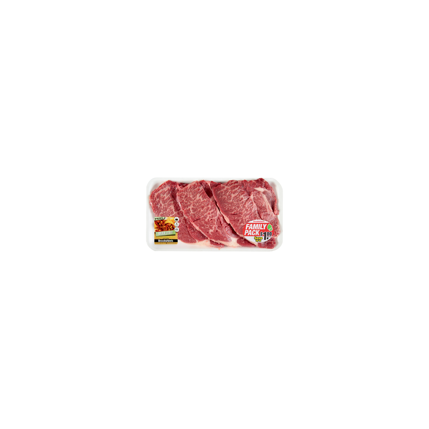 Family Pack Choice Chuck Steak - Avg 2.08 Lbs Image 1 of 2