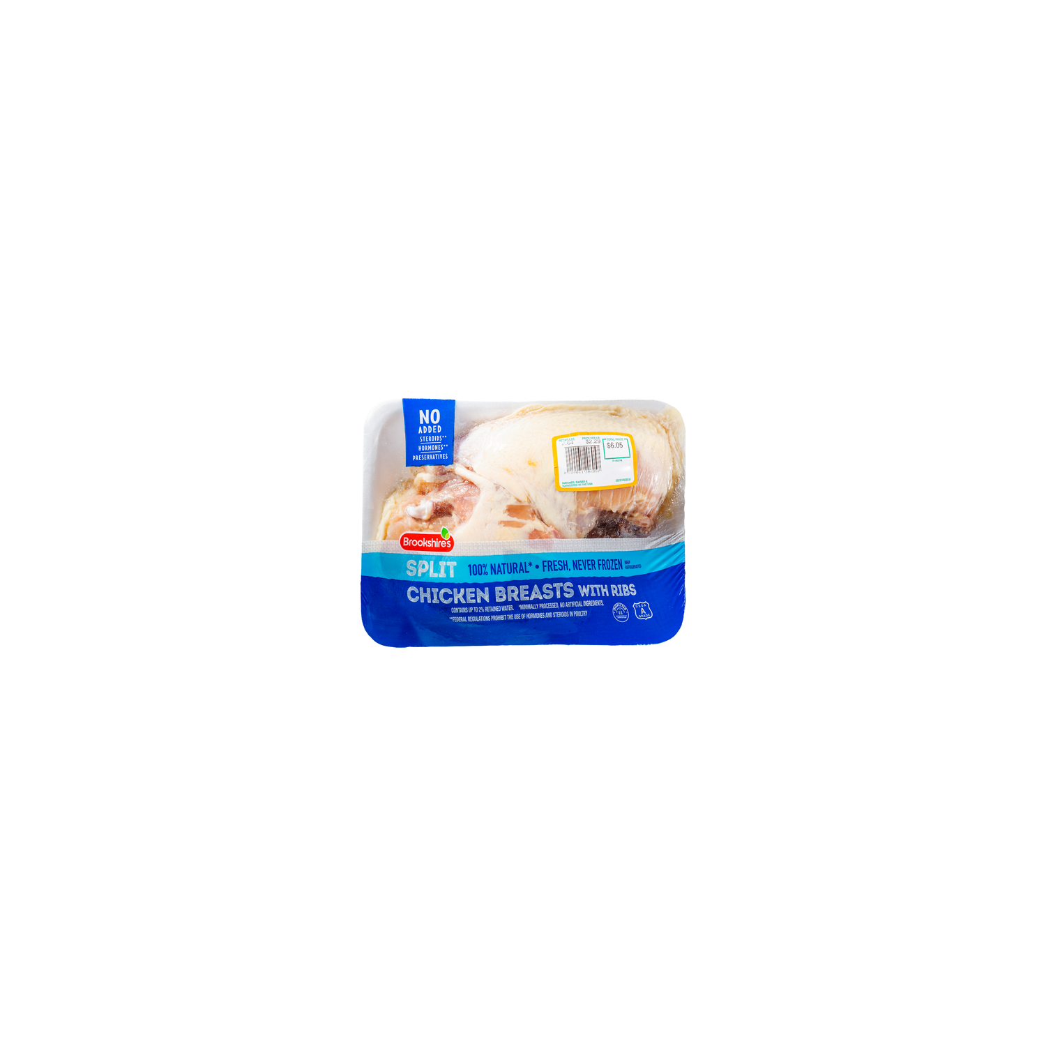 Brookshire's Split Chicken Breast - Avg 2.69 Lbs