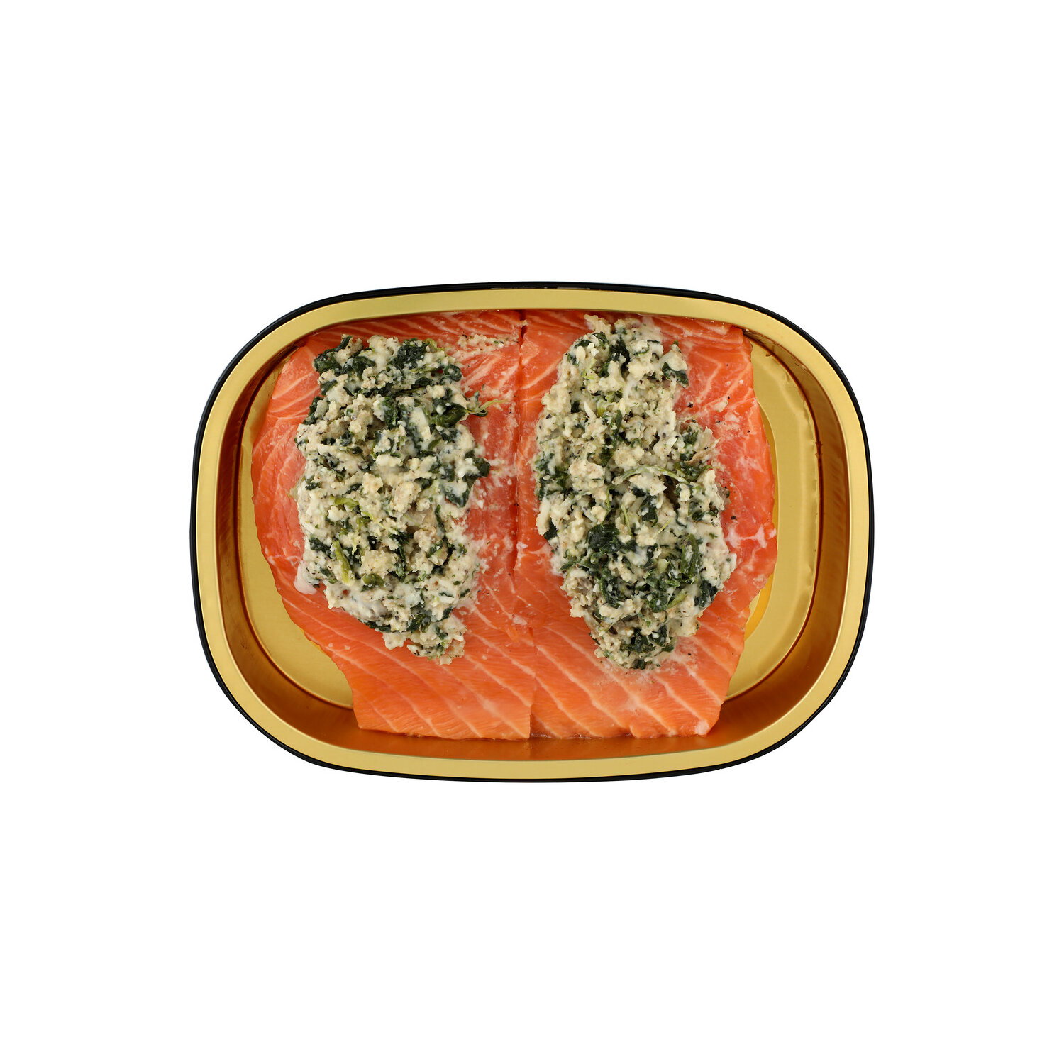 Spinach Florentine Stuffed Salmon - Avg 0.96 Lb Image 1 of 3