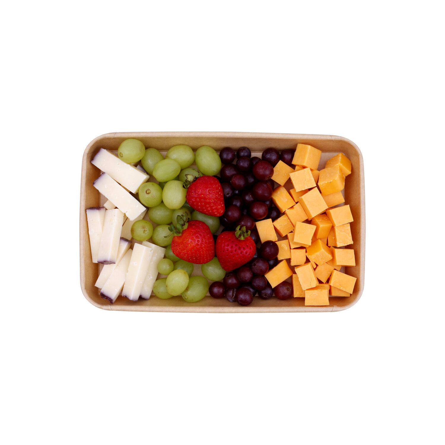 Small Cubed Cheese & Fruit Tray - 1 Each Image 1 of 3