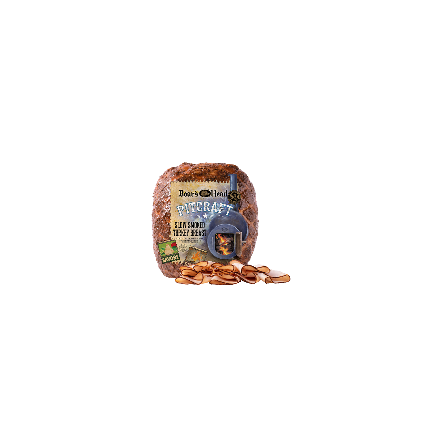 Boar's Head Pitcraft Slow Smoked Turkey Breast - 1 Pound Image 1 of 3