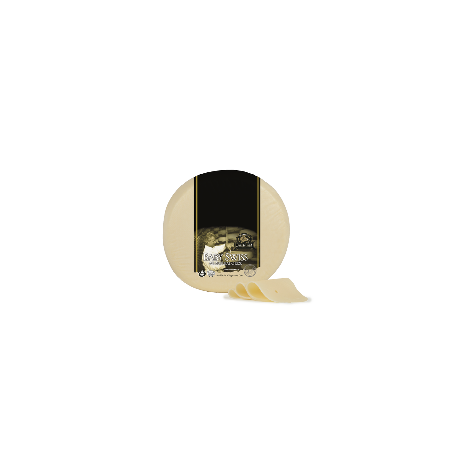 Boar's Head Baby Swiss Cheese - 1 Pound Image 1 of 3