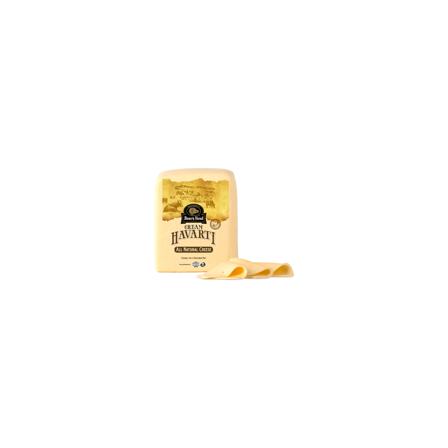 Boar's Head Cream Havarti Cheese - 1 Pound Image 1 of 3
