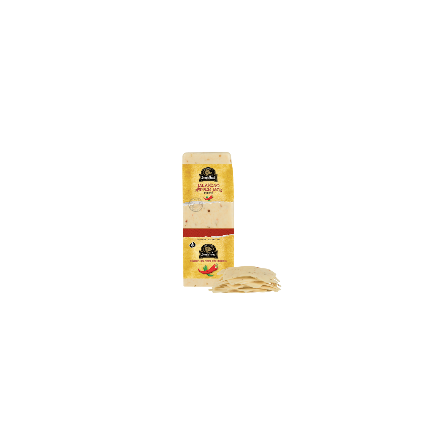 Boar's Head Jalapeno Pepper Jack Cheese - 1 Pound Image 1 of 3