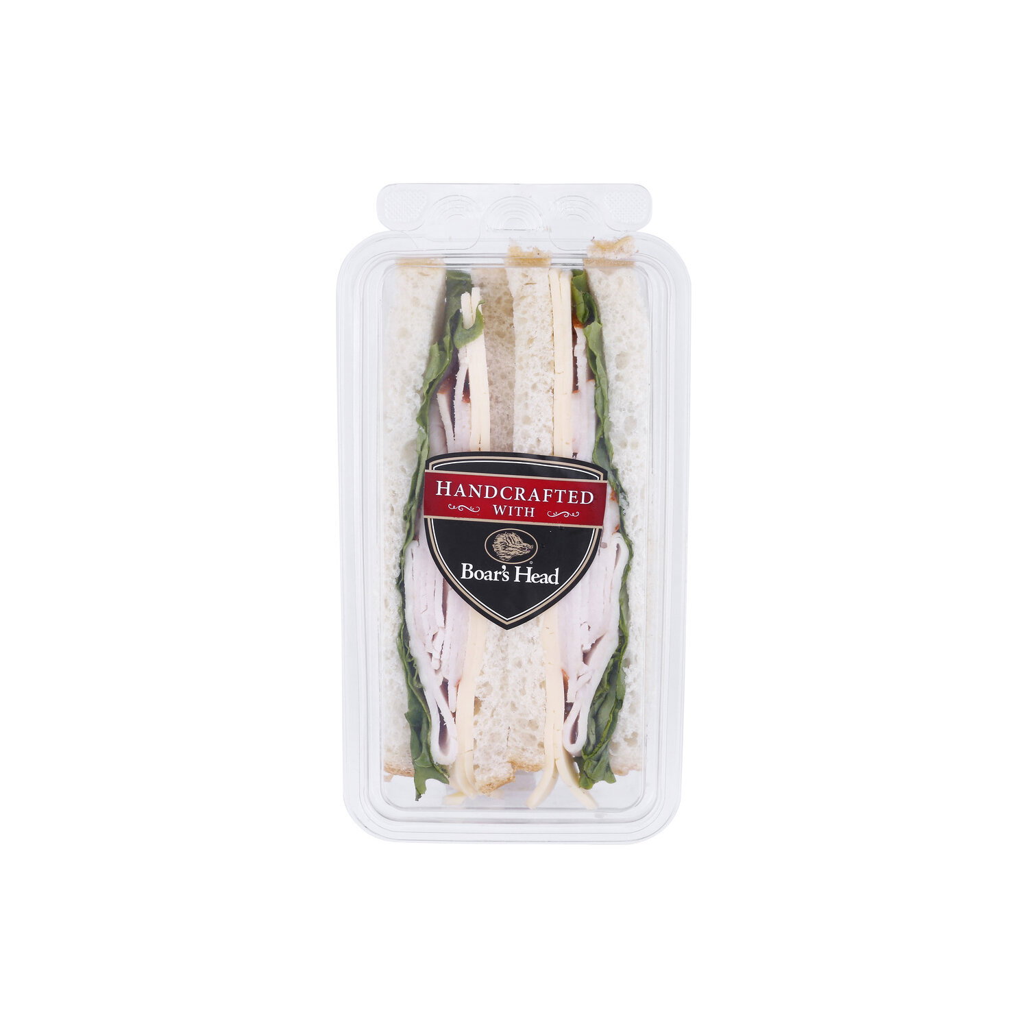 Boar's Head Ovengold Turkey Provolone Wedge Sandwich - 1 Each Image 1 of 2