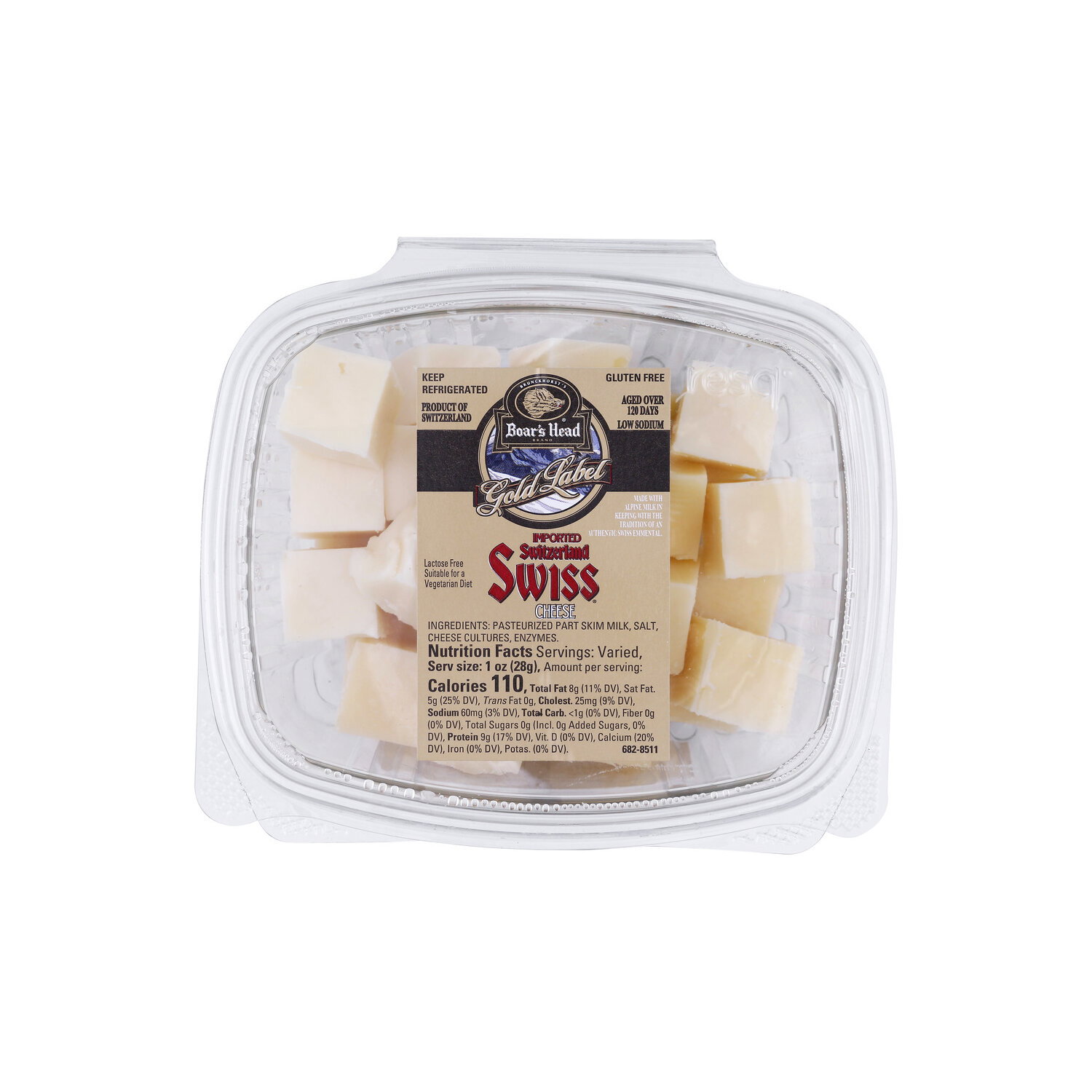 Boar's Head Imported Swiss Cheese Cubes - 1 Each Image 1 of 4
