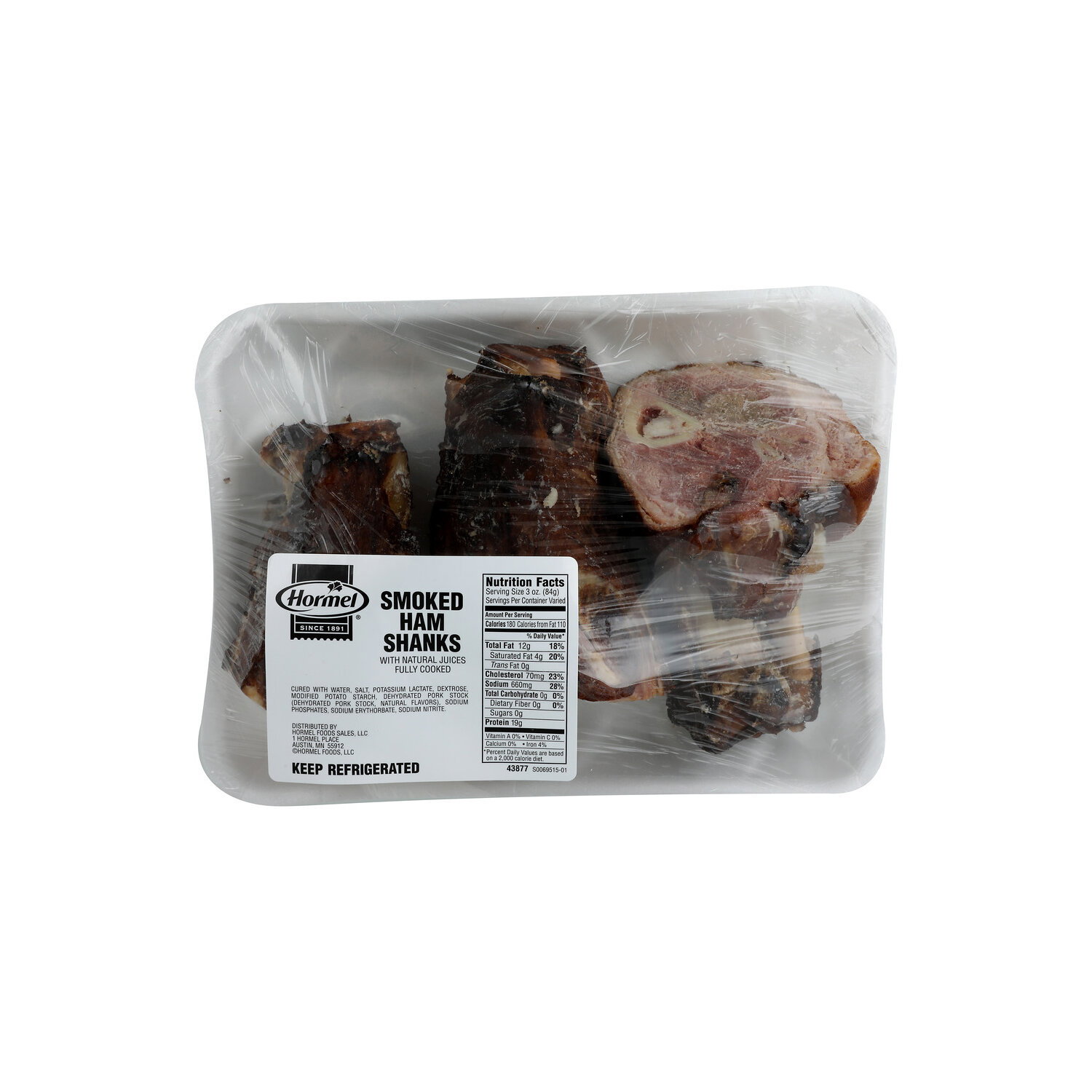 Hormel Smoked Ham Shanks - Avg 2.49 Lbs Image 1 of 4