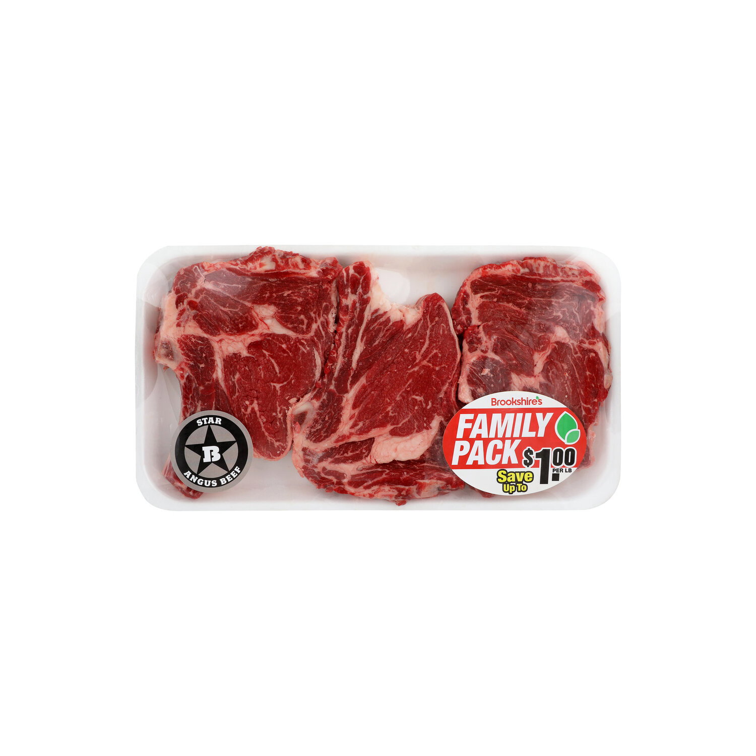 Star B Angus Beef Family Pack Bone-In Ribeye Steak - Avg 3.50 Lbs Image 1 of 2