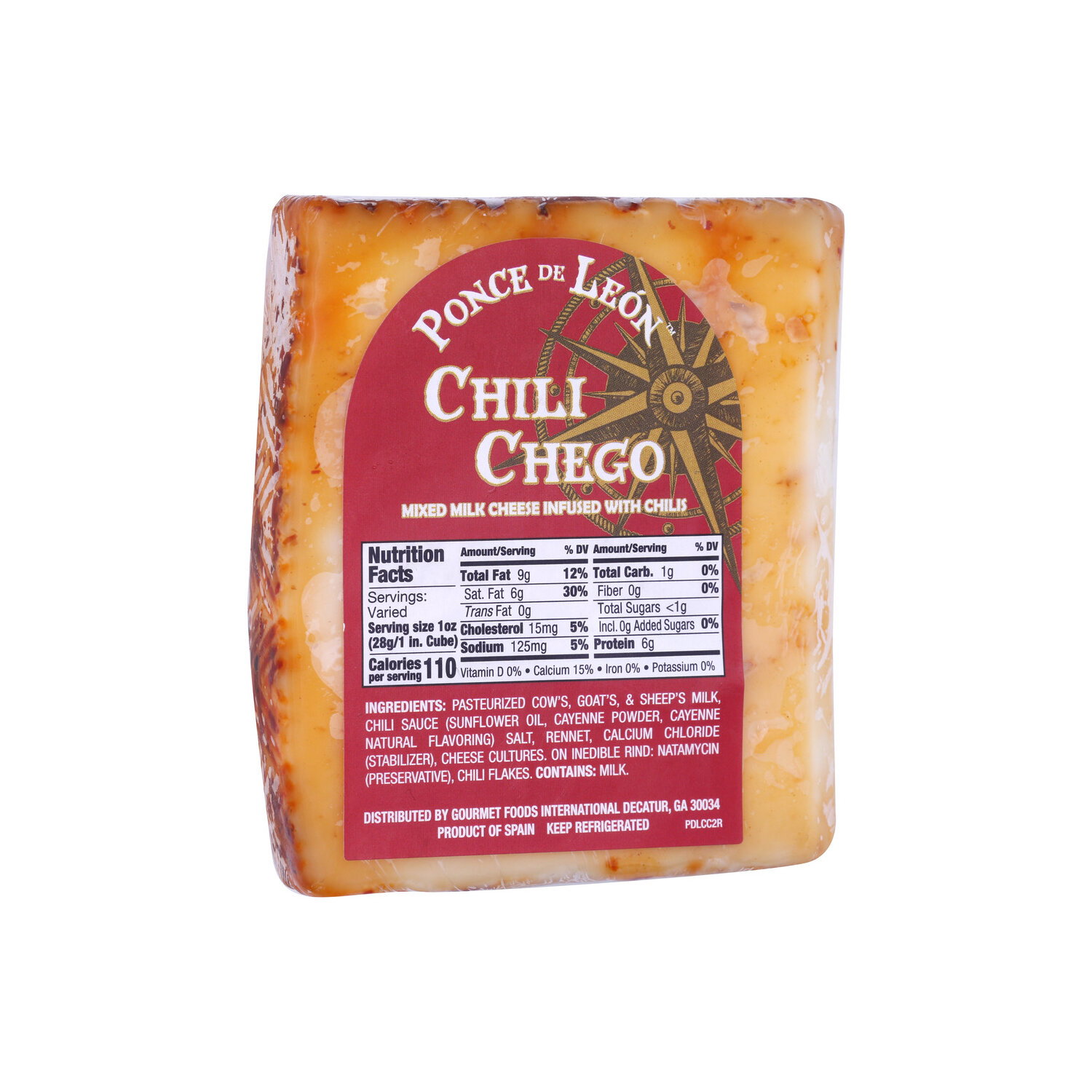 Ponce De Leon Mixed Milk Chili Chego Cheese - Avg 0.43 Lb Image 1 of 4