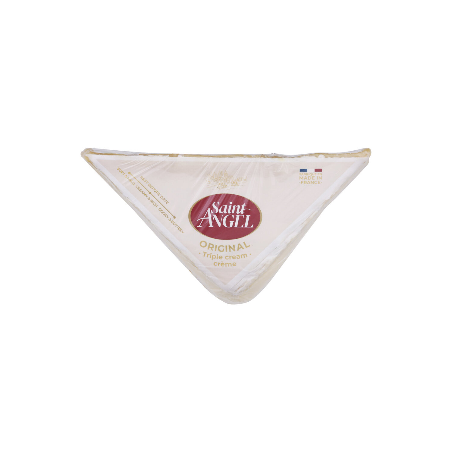 Saint Angel Triple Cream Brie Style Cheese - Avg 0.42 Lb Image 1 of 2