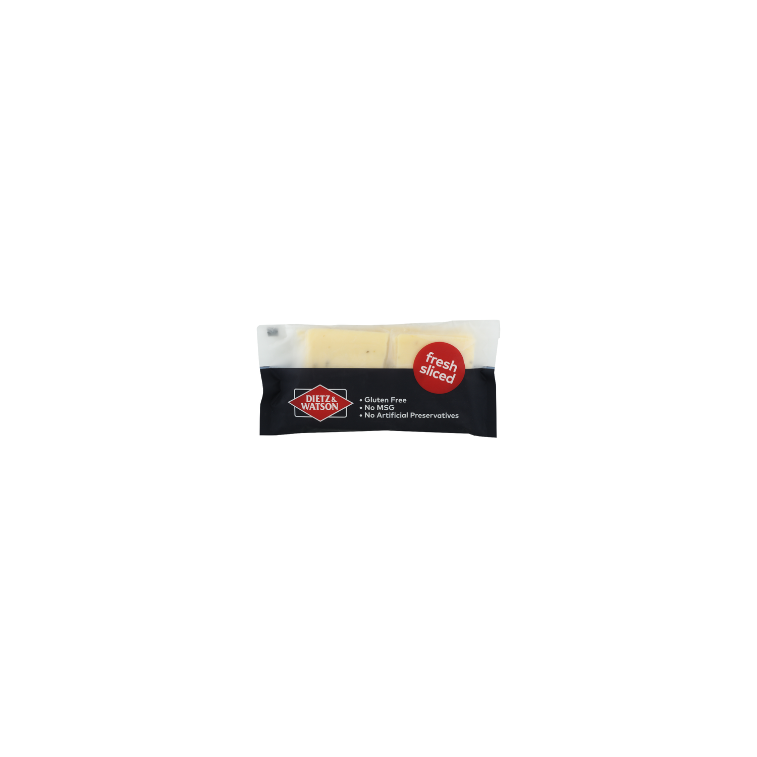 Dietz & Watson Fresh Sliced Pepper Jack Cheese - Avg 0.55 Lb
