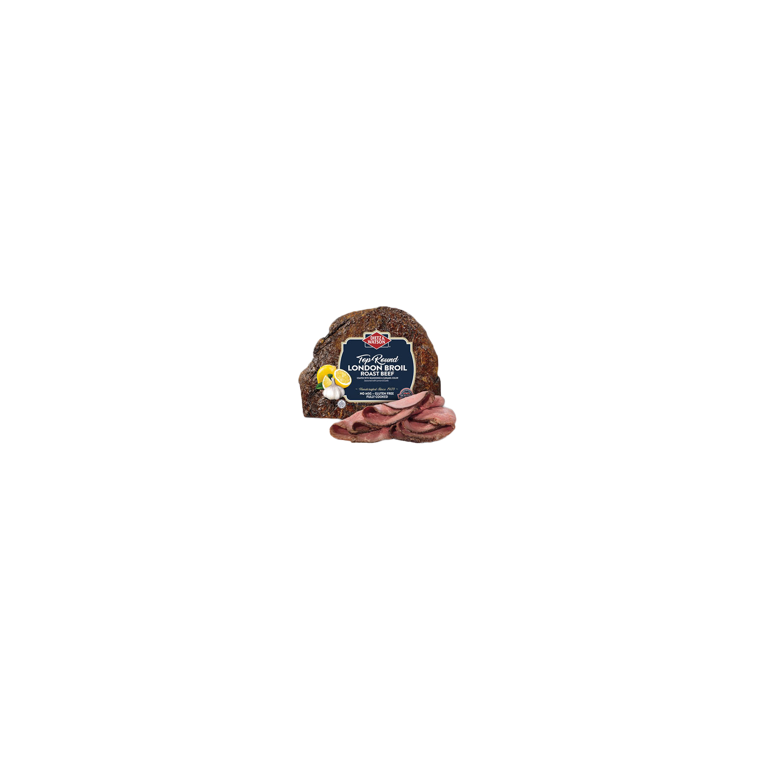 Dietz & Watson Fresh Sliced Roast Beef London Broil - Avg 0.77 Lb